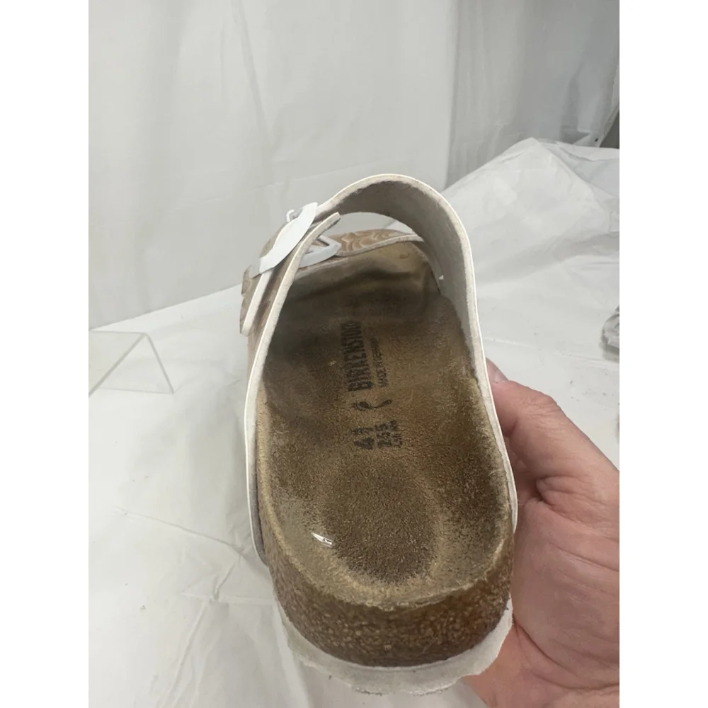 Birkenstock Arizona BiokoFlor Sandal Beige wave size 10 EU size 41 - Picture 5 of 16